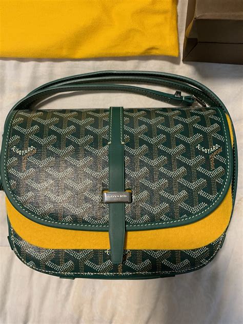 goyard st louis pm green|goyard belvedere pm price.